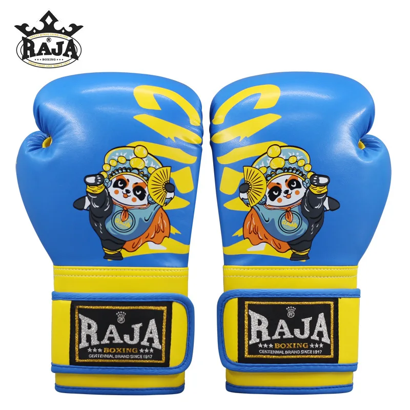 Boxing Gloves Kids PU Cartoon Boxing Muay Thai MMA Sandbag Sparring Gloves Boy Girl Training Equipment Mitts 6oz