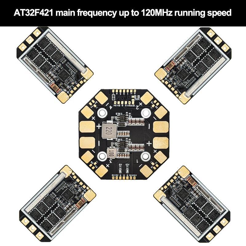 OddityRC AM32 6S 65A واحد ESC 13 "FPV الطائرة بدون طيار ثابت الجناح قارب نموذج سيارة #4