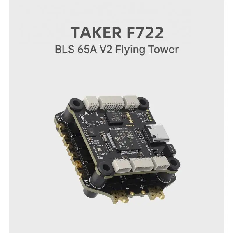 Geprc Taker F722 Bls 65a V2 Flying Tower - Plug And Play Fpv Drone Accessories