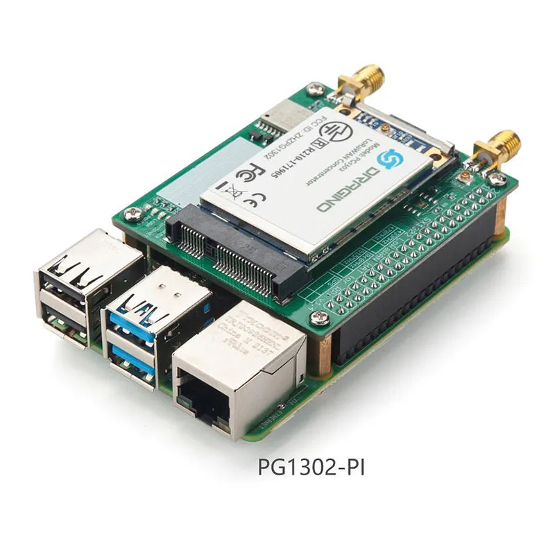 Dragino PG1302 、PG1302-PI Or PG1302-RPI LoRaWAN Concentrator