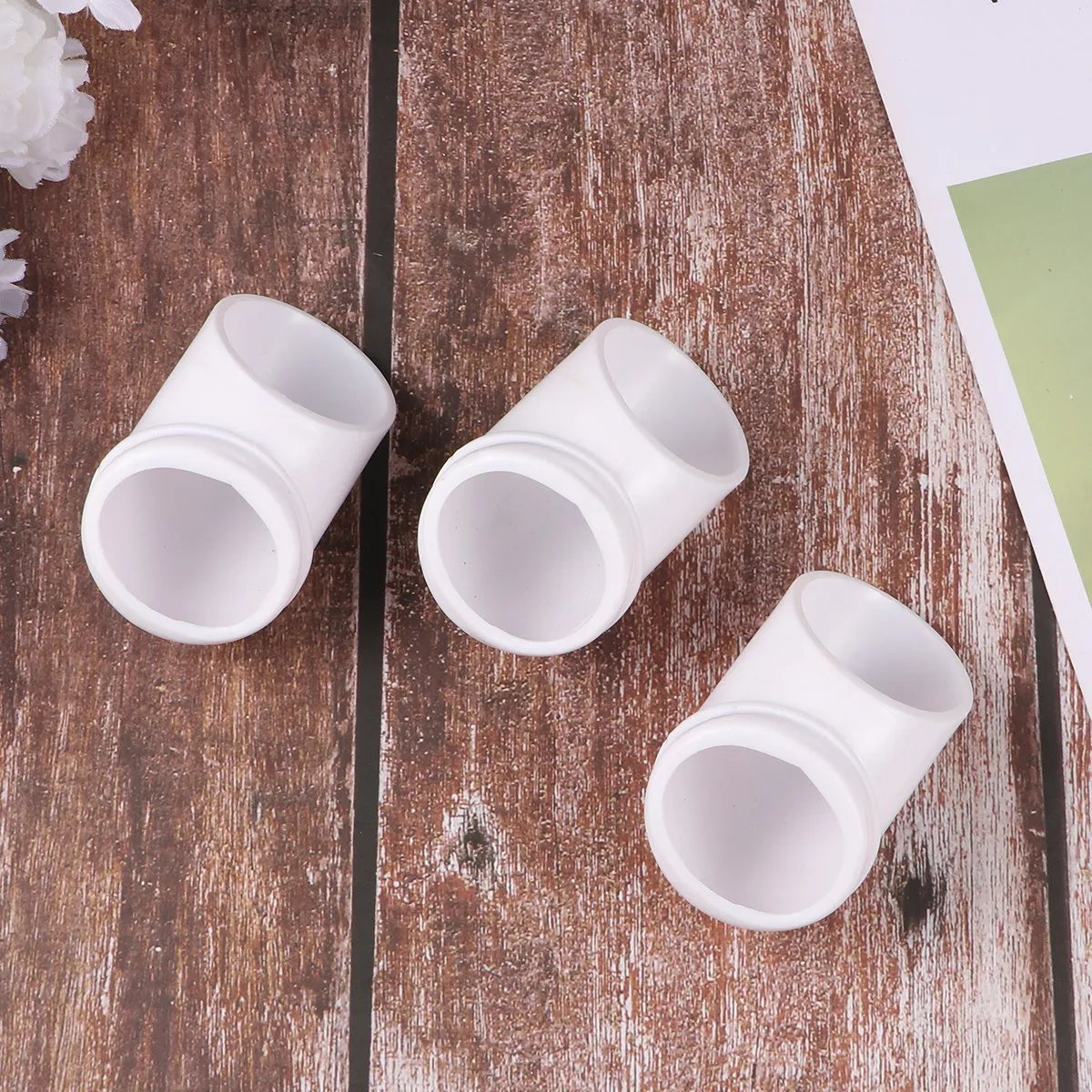 

6Pcs Stand Column Planting Cup PP Hydroponic Vegetable Pots for Soilless Culture Aeration Root Growth Compact Lightweight