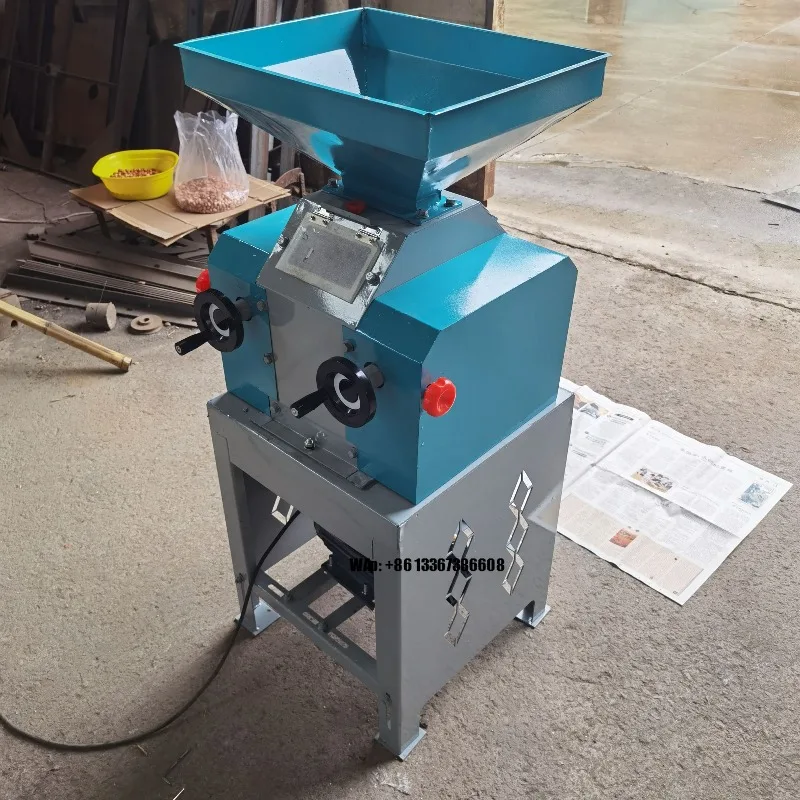 

Grain Processing Machinery Grain Roller Crusher Machine Palm Kernel Nut Cracker Machine