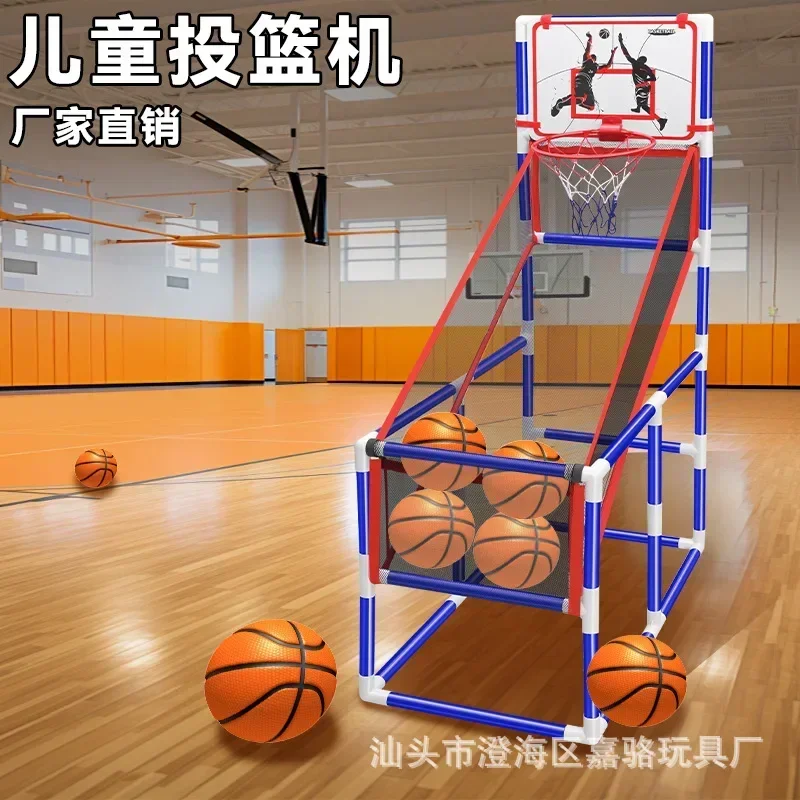 Przenośna maszyna do rzutów koszykówkowych dla dzieci, do użytku wewnątrz i na zewnątrz, zabawka sportowa do domu.