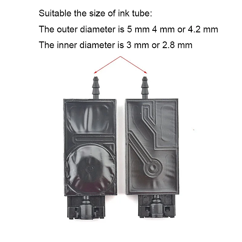 Ink Damper Dumper for Mimaki JV33 JV5 CJV30 Galaxy for Epson DX5 XP600 TX800 Eco Solvent Plotter Printer with Connector