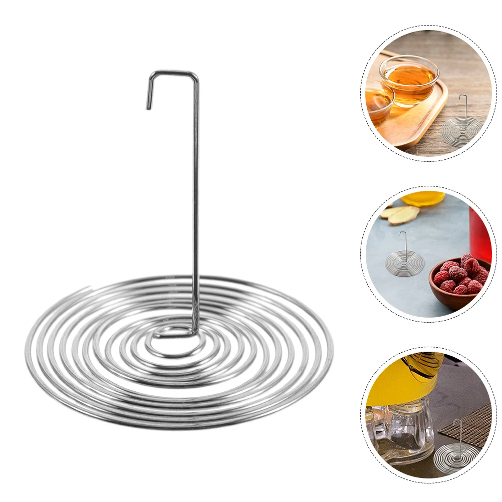 

40pcs Teapot Strainer Stainless Steel High Temperature Resistant Coffee Spout Spring Design Easy Use Long for Loose