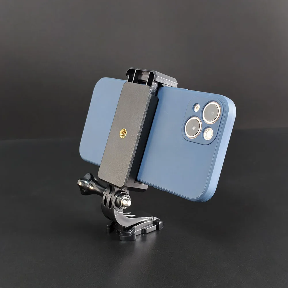 Accessories Kit Phone Holder Clip J-HOOK Base Screw Mount for Mobile Phone Smartphone for Gopro Hero 13 12 11 10 9 8 for DJI