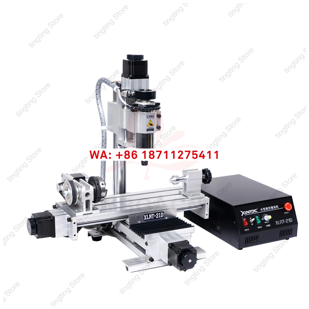 

MINI CNC Router Engraver Drilling and Milling Machine USB LYBGACNC XLNT-21D for 3axis 4axis