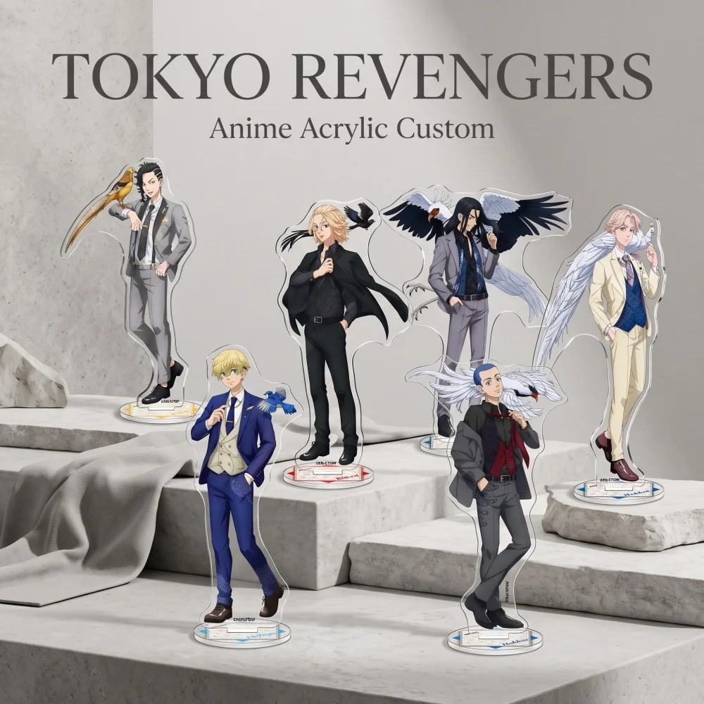 Tokyo Revengers Acrylic Stand Keychain Takemichi Hanagaki Mikey Draken Keisuke Baji Desktop Decor 2026 New