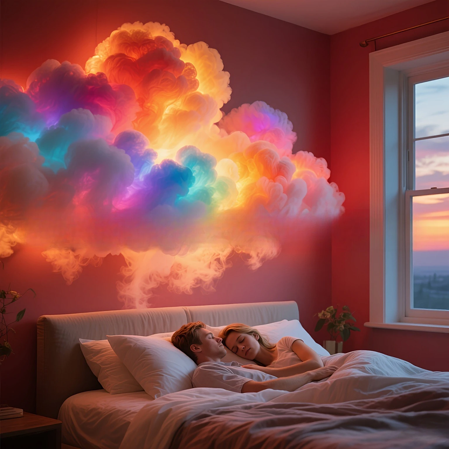 Cloud Lights Symphony Christmas Day Bedroom E-sports Room Decoration