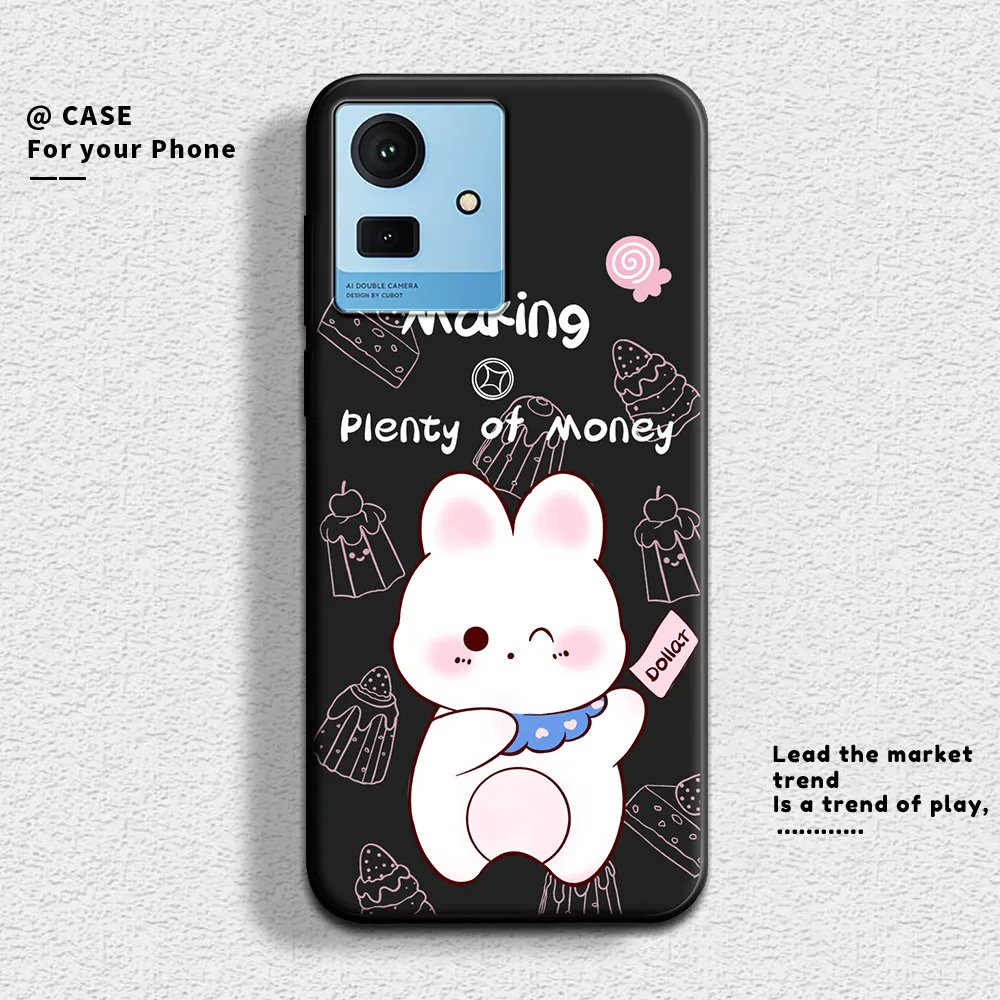 For Cubot Note 50 Case Cute Panda Flower Soft Silicone Couple Phone Case For Cubot Note 50 Protect Shockproof Cartoon Cover