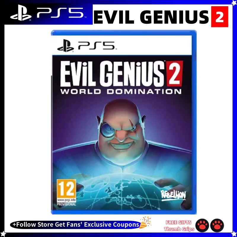 ps5-Новый-игровой-компакт-диск-evil-genius2-world-domination-playstation-5-игровых-дисков-playstation-5-игр-ps5-evil-genius-2-world-domination
