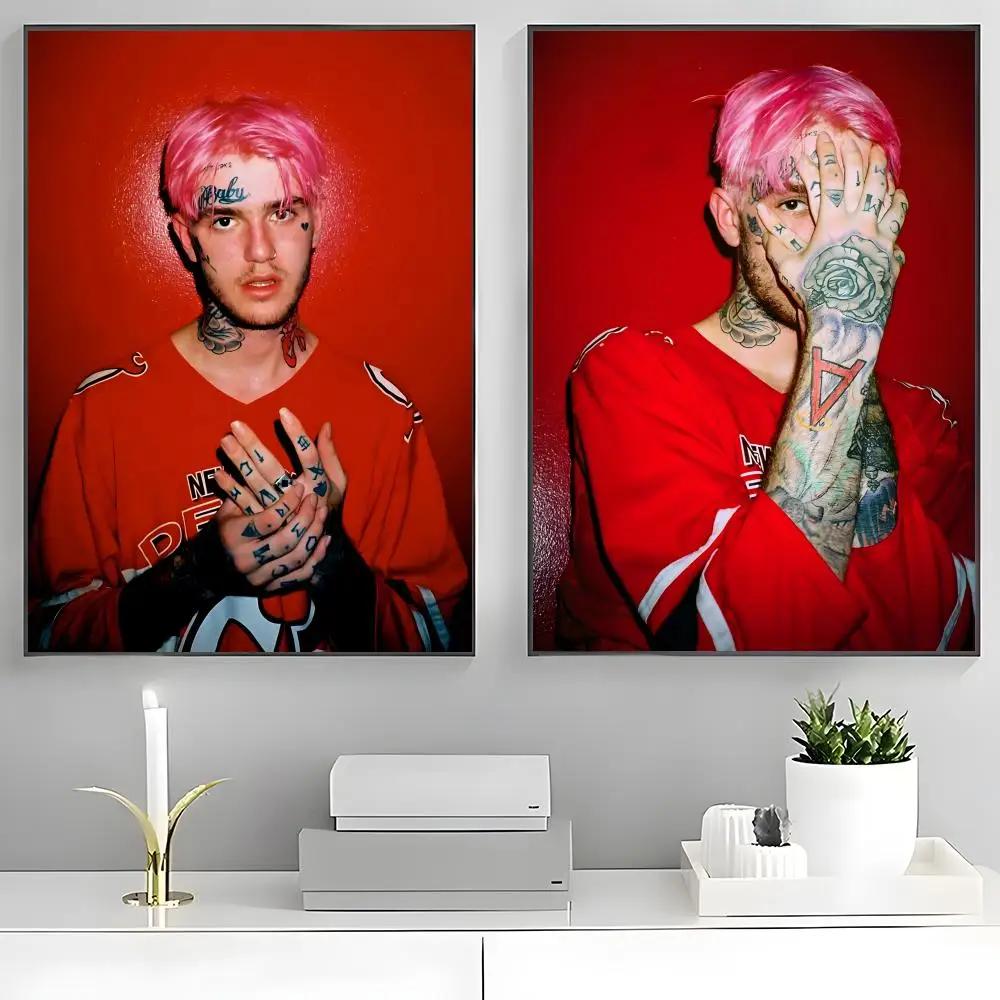 Poster High-definition posters, wall art for living room and home decor. Modern home and office decoration. L-Lil Peep