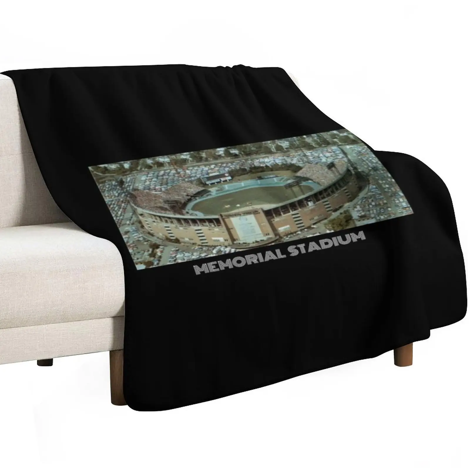 Memorial Stadium- Oriole Black Throw Blanket For Baby Personalized Gift manga Sofa Quilt Thermals For Travel funny gift Blankets