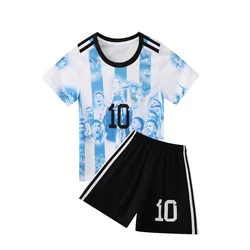 adult children's clothing set Football Uniforms boy girl size 10 Fans shirt Training wear men and kids games kits breathable Lei