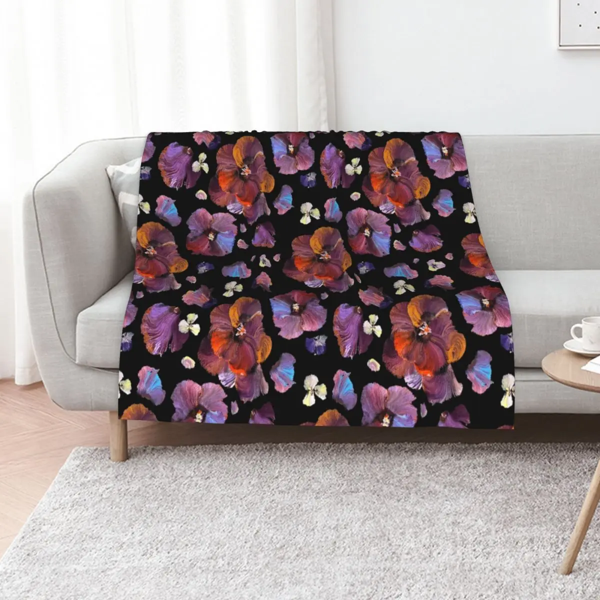 Academia 2 Nero collection Throw Blanket Ultra Soft Flannel Fleece Blanket for All Seasons