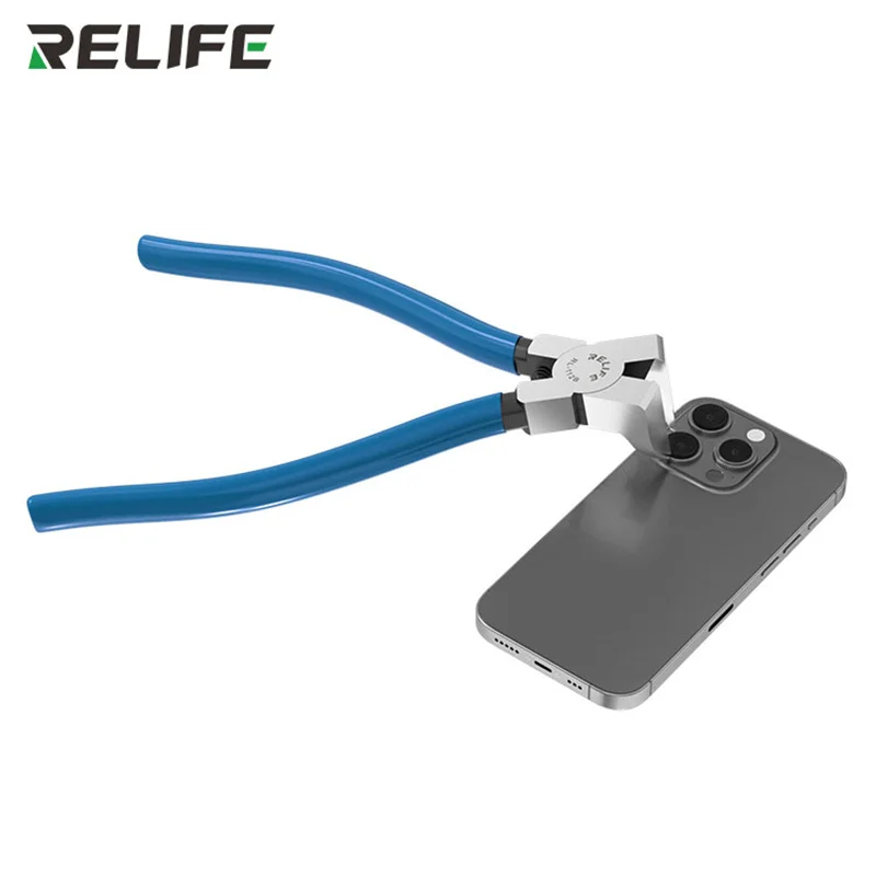 RELIFE RL-112B 90° Right Angle Flat Cutting Pliers Alloy Steel Durable Mobile Phone Rear Camera Disassembly Cutter Tool
