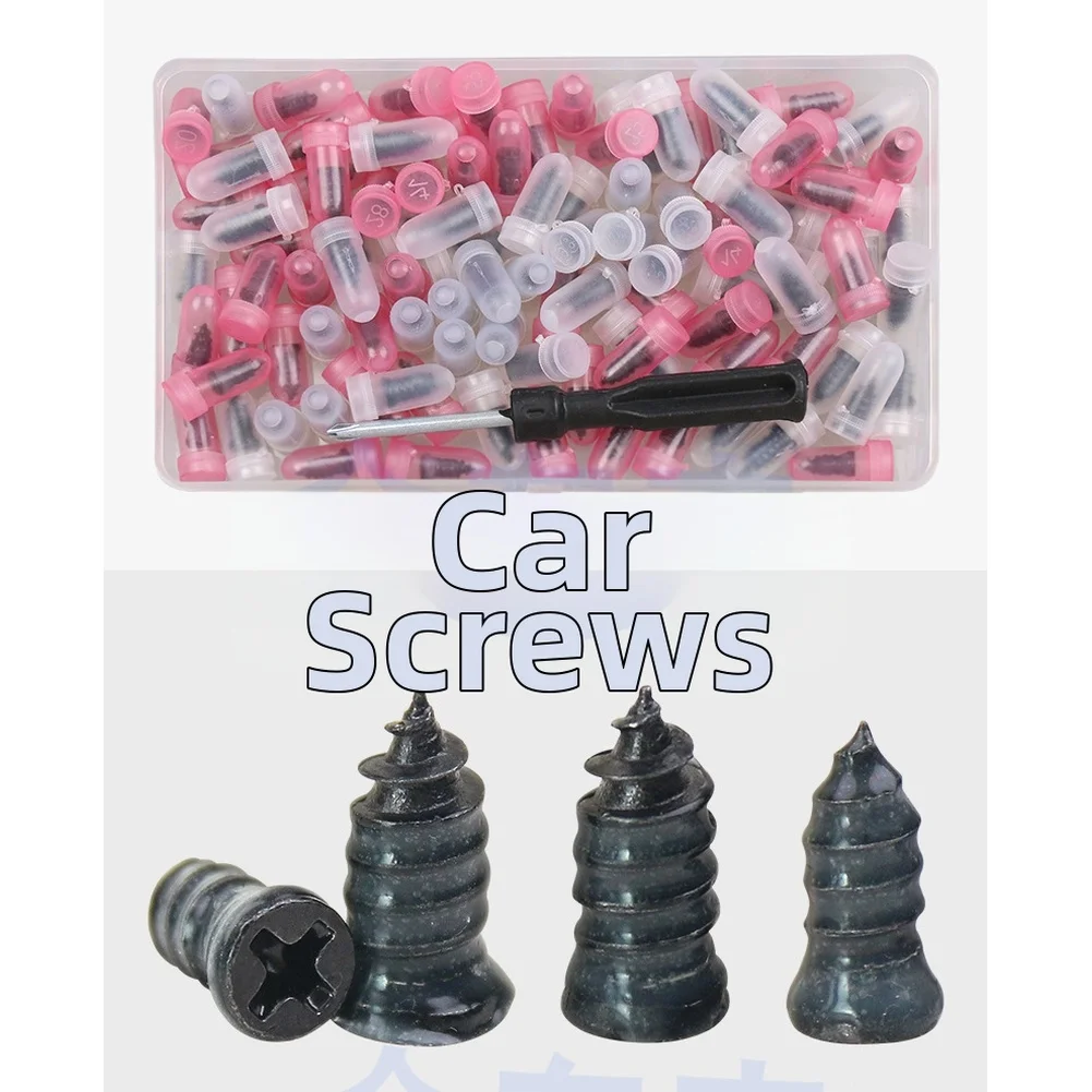 

100 шт./кор. вакуумный ремонт шин, гвоздь, автомобильный резиновый набор для проколов шин, набор для ремонта проколов автомобильных заплат