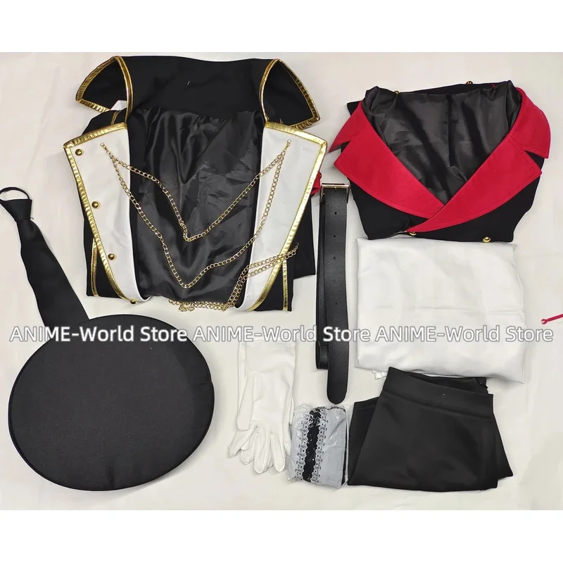 لعبة الأزرق الأرشيف هانوما ماكوتو تأثيري حلي تأثيري فستان البدلة قبعة شعر مستعار الملكية أغطية الرأس أحذية هالوين مخصص