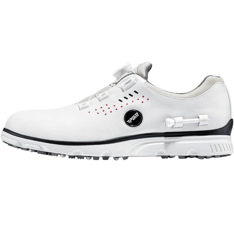 PGM حذاء جولف الرجال الصيف الرجال تنفس أحذية رياضية مقاومة للماء مقبض أربطة الحذاء علامة مغناطيسية مع الكرة TEE XZ302