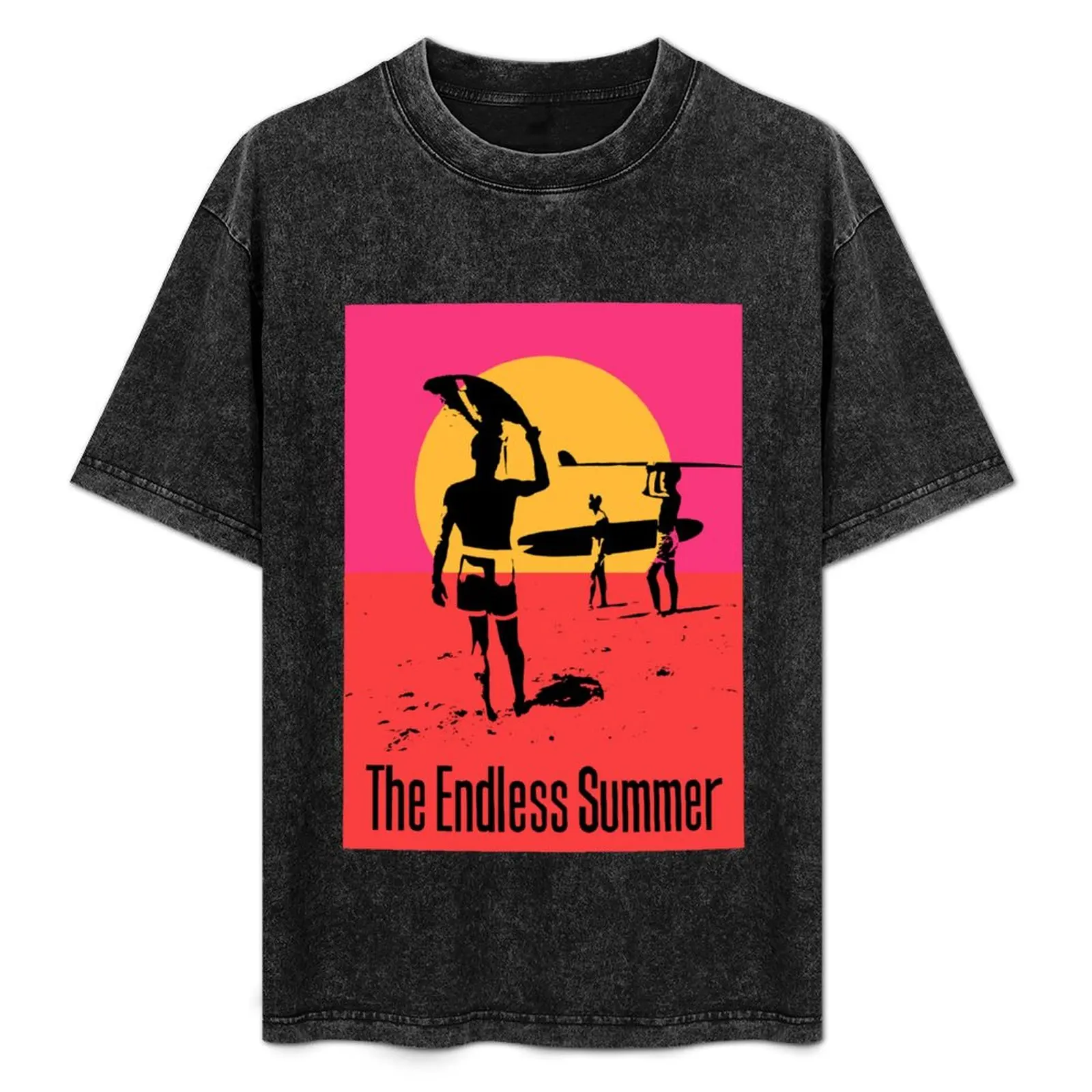 The Endless Summer Classic Surf Movie Poster T-Shirt customs boys animal print men tshirt