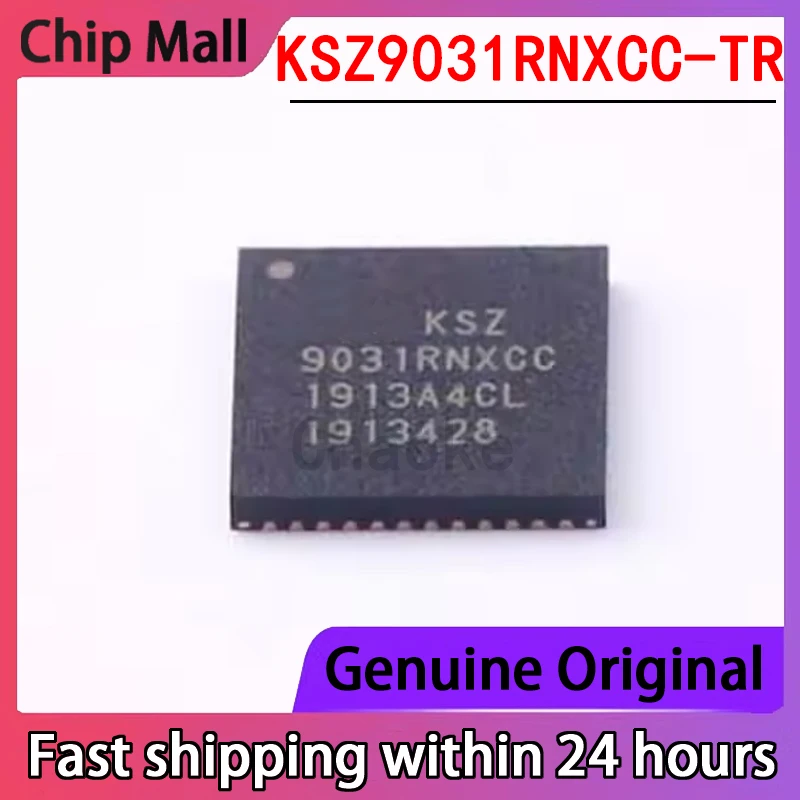 1PCS New Original KSZ9031RNXCC-TR Package QFN-48-EP Interface Transceiver Driver IC Chip