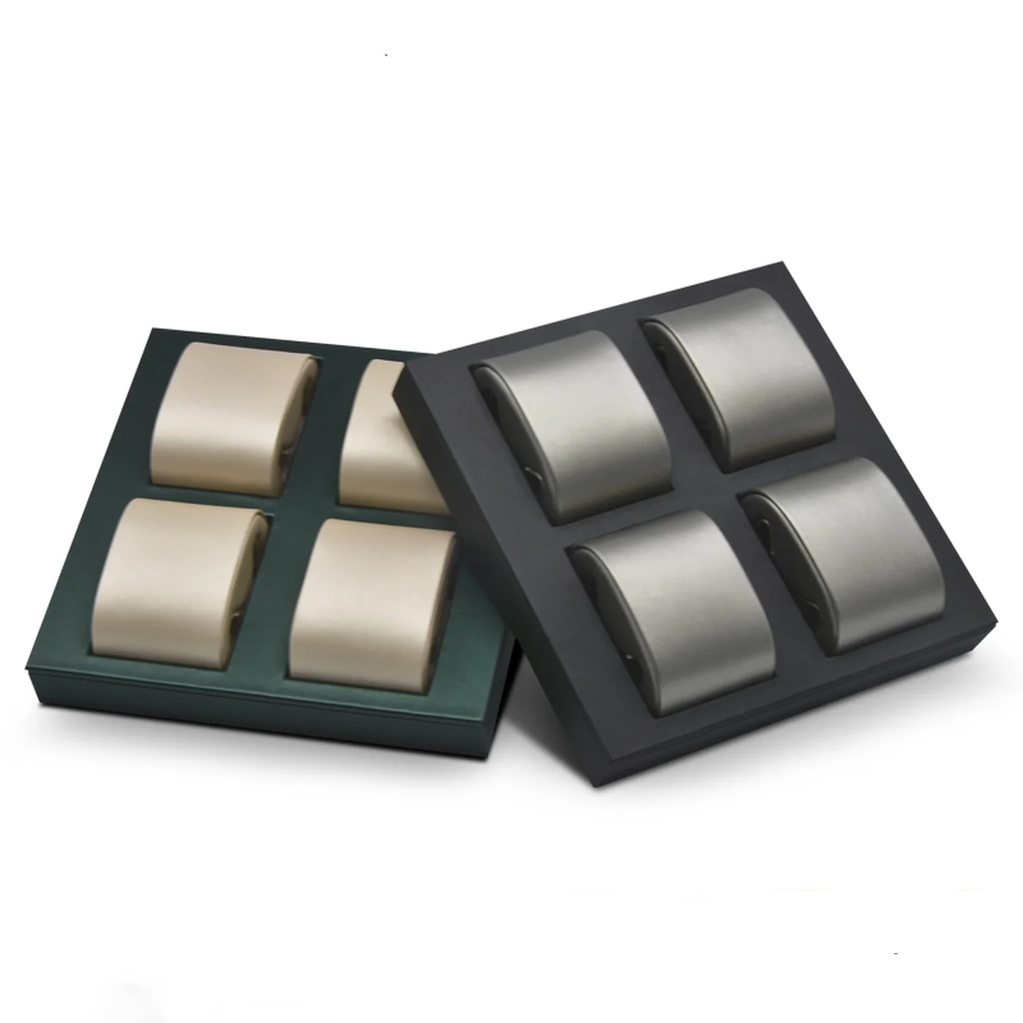 

Лоток для показа часов с 2/4/6 слотами, стойка для дисплея, стойка для хранения часов, лоток для хранения часов из искусственной кожи