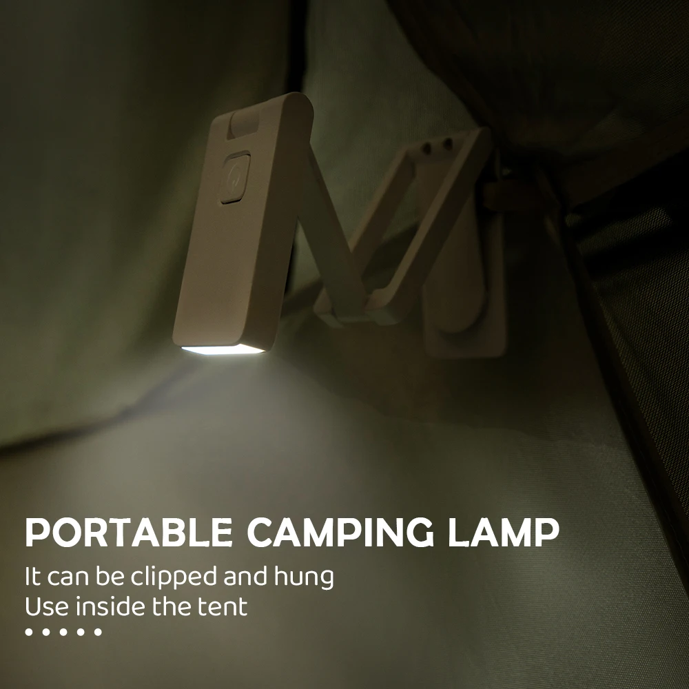 C5 LED Book Clip Lamp Reading Rechargeable Eye Protection Foldable Night Light 3 Brightness Dimmable Reading Light Room Decor