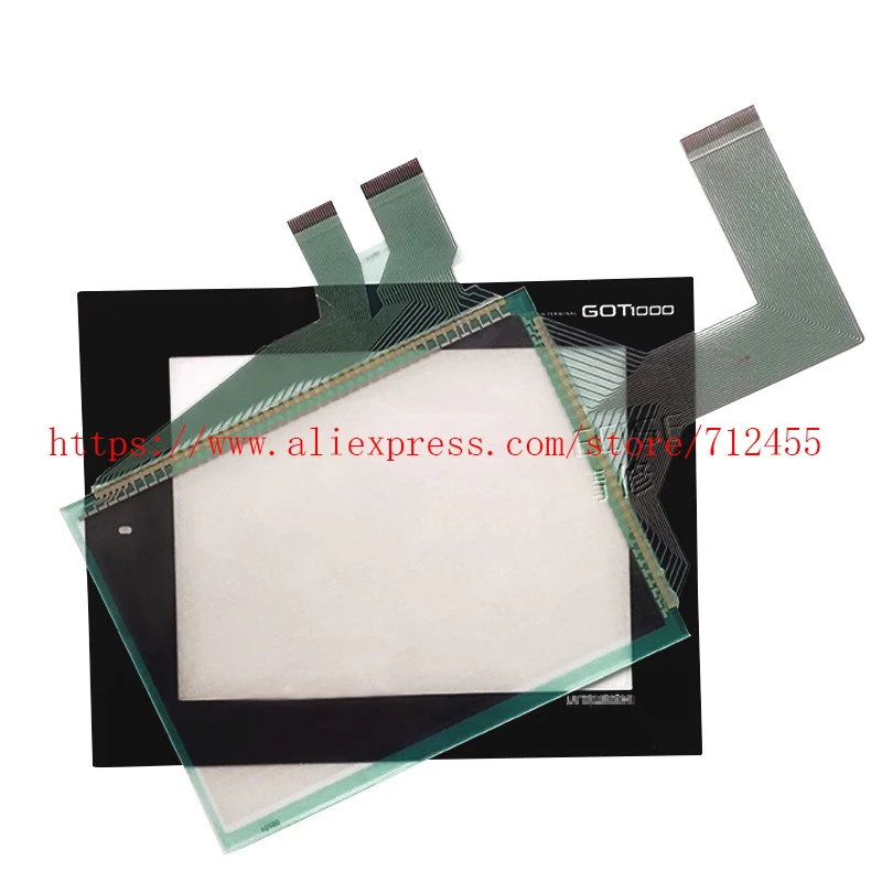 TP-3550S1 BKO-C11518H01 Touch Screen Panel  With Protective film For  GOT1000 GT1562-VNBA GT1565-VTBD GT1565-VTBA