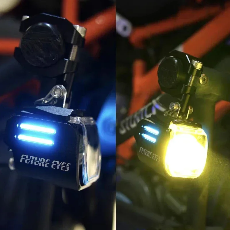 Future Eyes UF1 Viper Motorcycle Spotlight Assist LED Light High and Low Beam Roadlaying Assist Light Ultra Bright Headlight