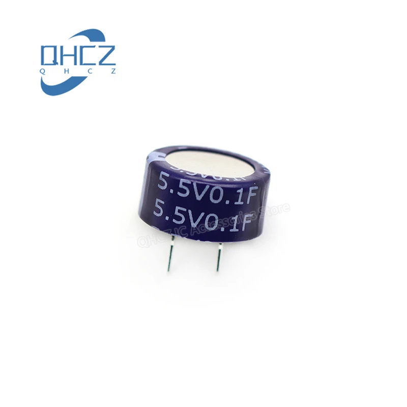 5PCS C type 5.5V Super capacitor 0.1F 0.33F 0.47F 1F 1.5F Button Farad capacitor SE-5R5-D474VY New and Original  In Stock