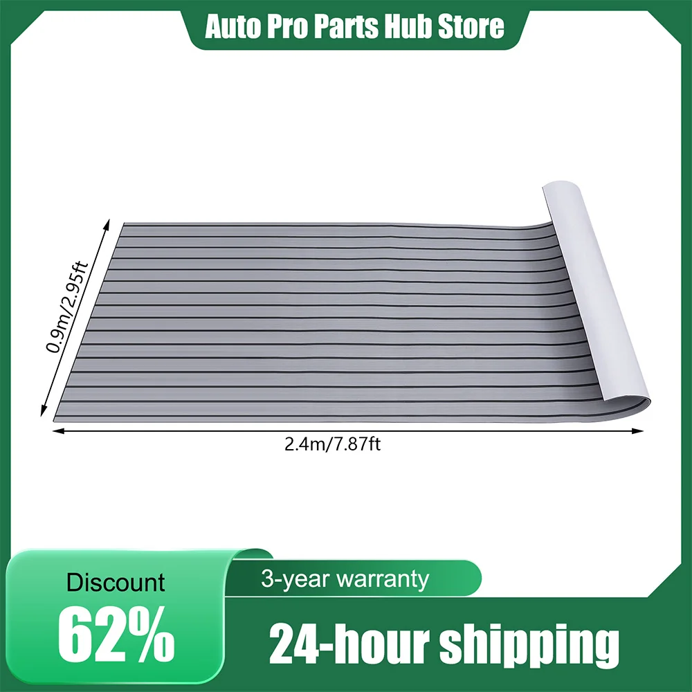 

Нескользящий коврик из пенопласта EVA, самоклеящаяся накладка, водонепроницаемый универсальный коврик «сделай сам», для настила на морской яхте на колесах, черный, серый