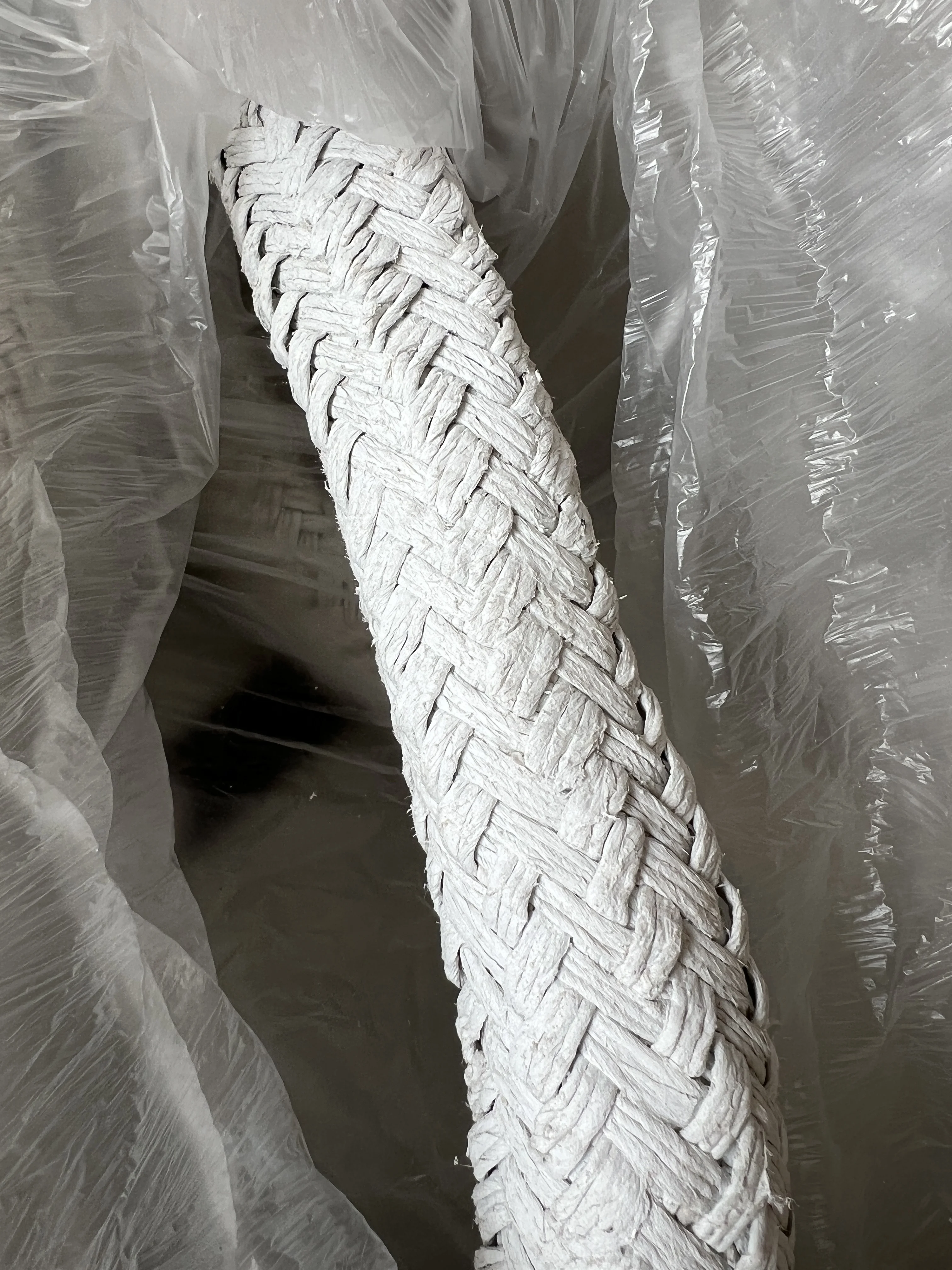 Dust-free asbestos rope asbestos twisted rope refractory seal asbestos braided rope