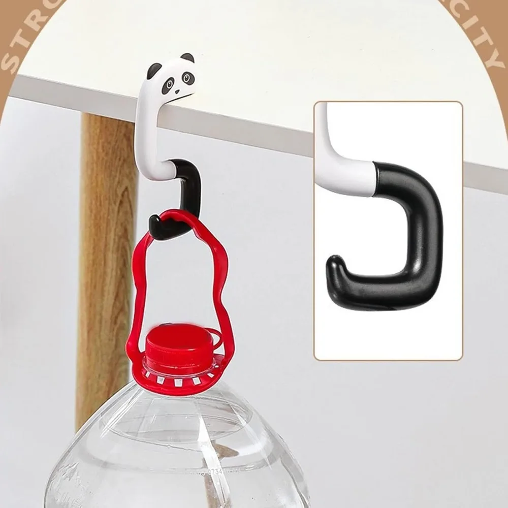 Strong Load-Bearing Desktop Bag Hook Table-Side Non-Slip Schoolbag Key Hanger Hook Foldable Cartoon Animal Hooks