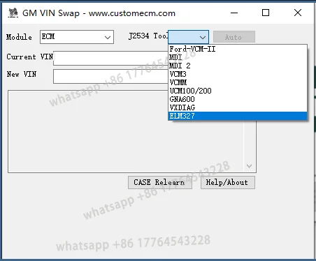 

Профессиональный сменный инструмент GM VIN 2025 для быстрой записи VIN через несколько модулей (ECM/TCM/BCM/IPC) с использованием устройств J2534
