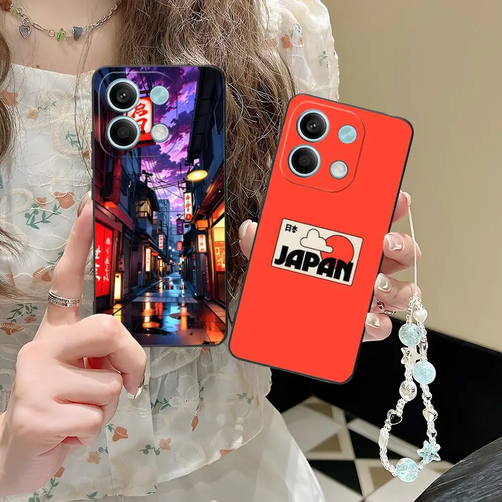 

Japan Tokyo Mobile Cell Phone Case for POCO M6 M5 M4 M3 X7 X6 X5 X4 X3 F6 F5 F4 Pro GT 5G Colour Printing Protective Luxury