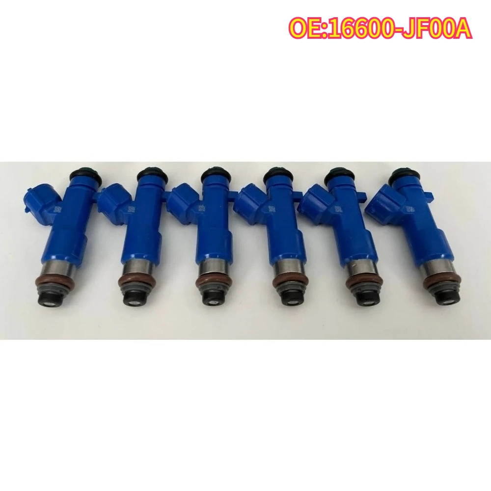 

High quality New For 6PCS 16600-JF00A Genuine E85 fuel injector high performance 550CC fuel injector Nissan GTR INFINITI G37