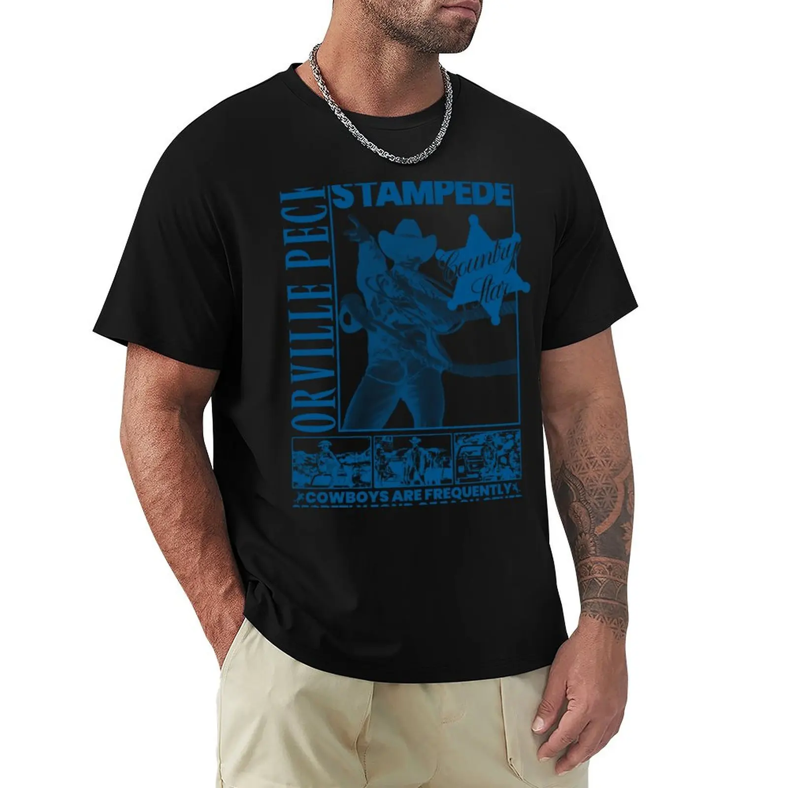 

Orville Peck Stampede Cowboy Merch T-Shirt new edition anime figures graphics cute clothes mens graphic t-shirts hip hop