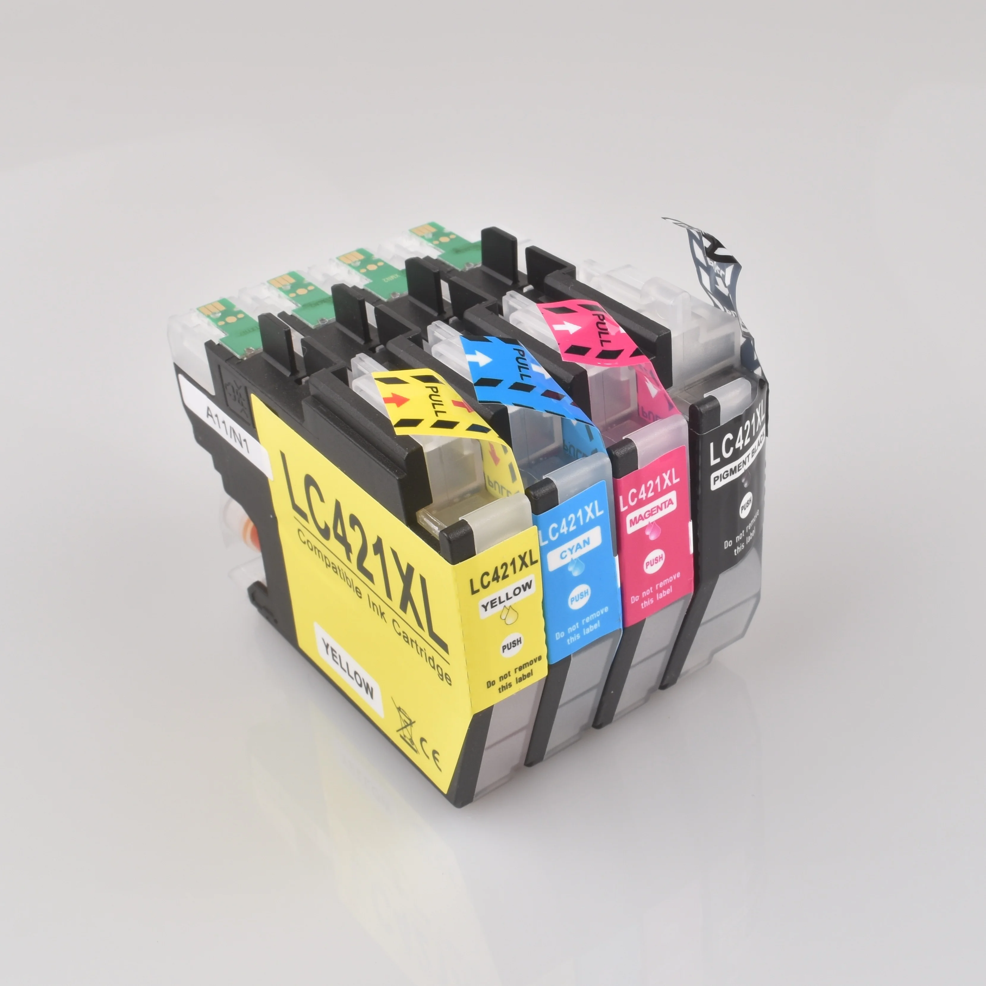 Compatible LC421XL Ink Cartridge Replacement for Brother DCP-J1050DW,DCP-J1140DW,DCP-J1800DW,MFC-J1010DW Printer