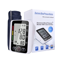 Medical Devices Portable Electric Digital Arm Blood Pressure Monitor Durable Plastic Medical Electric Sphygmomanometer