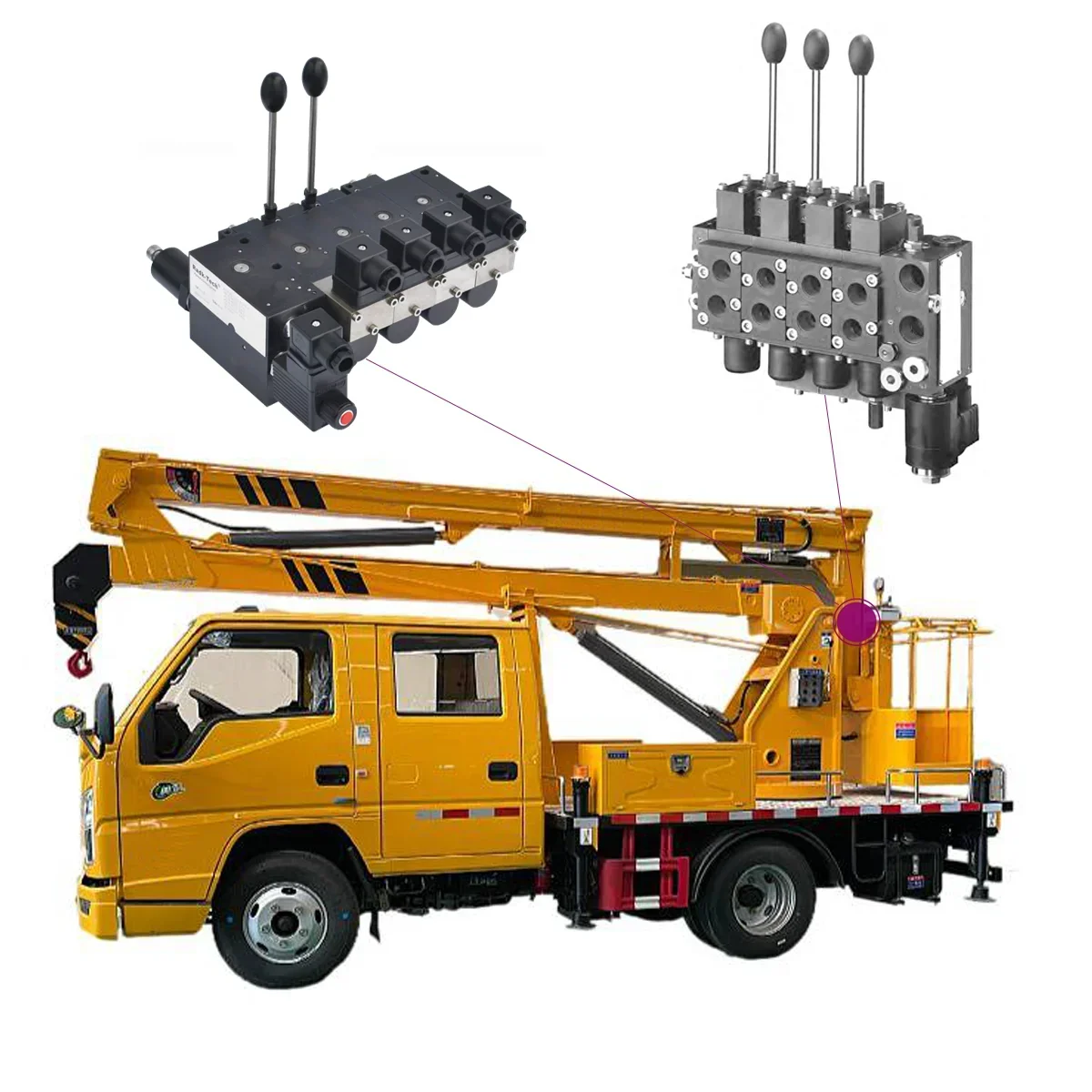 Hawe صمام بكرة اتجاهي هيدروليكي متناسب نوع البنك PSL وPSV مبدأ استشعار الحمل حجم 2 كتلة مشعب المجموعة