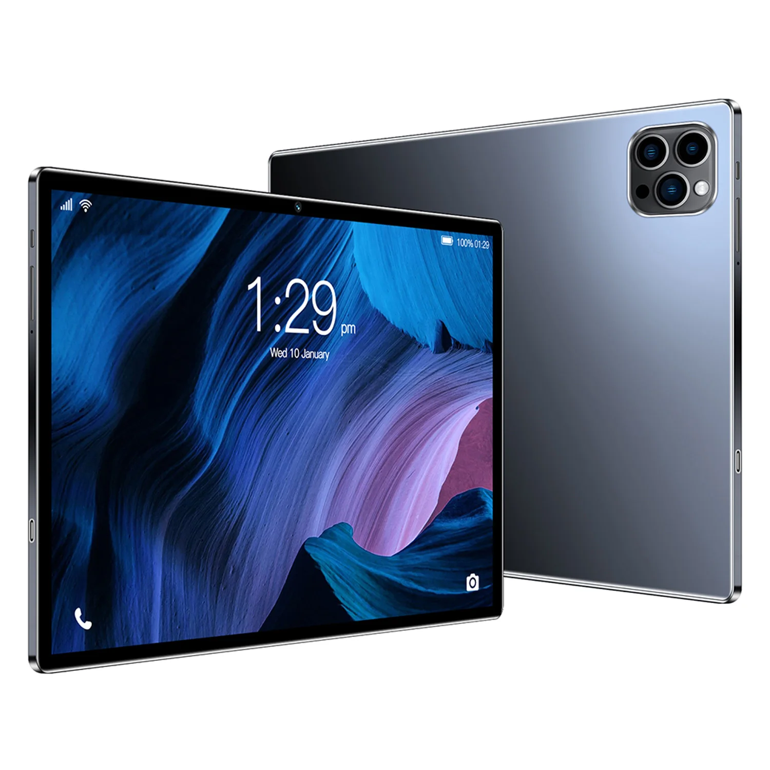 Android Global Version New 10.1 Inch Tablets Octa Core 4GB RAM 64GB ROM ULTRA SLIM Double SIM Calls HD Display Tablet PC