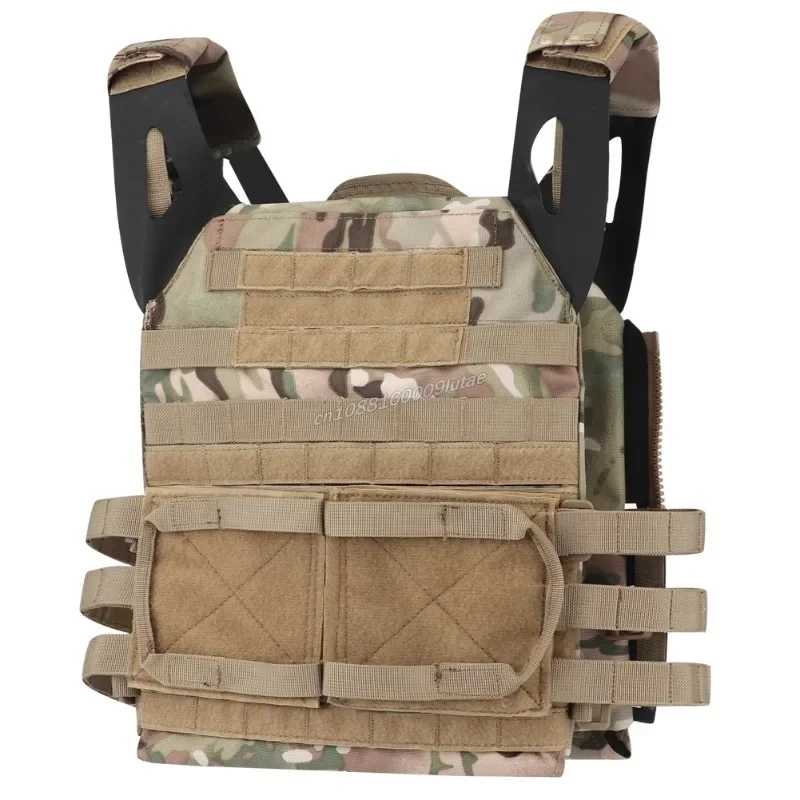 JPC Tactical Vest 2.0 Jumpable Plate Carrier Combat Quick Release Body Armor Hunting Zip-on Molle Airsoft Paintball Hunting Vest