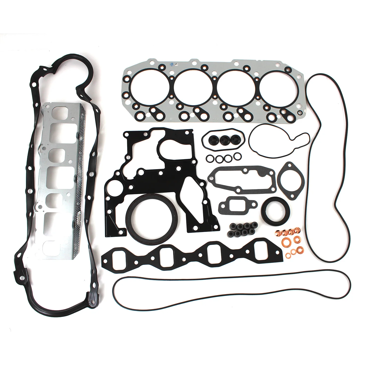 4JB1 4JB1T 2.8L Engine Overhaul Gasket Kit For Isuzu NKR NHR Truck DH55 DX60 SK60 SK70 Fit Bobcat 853 1213 960 2060 Loader