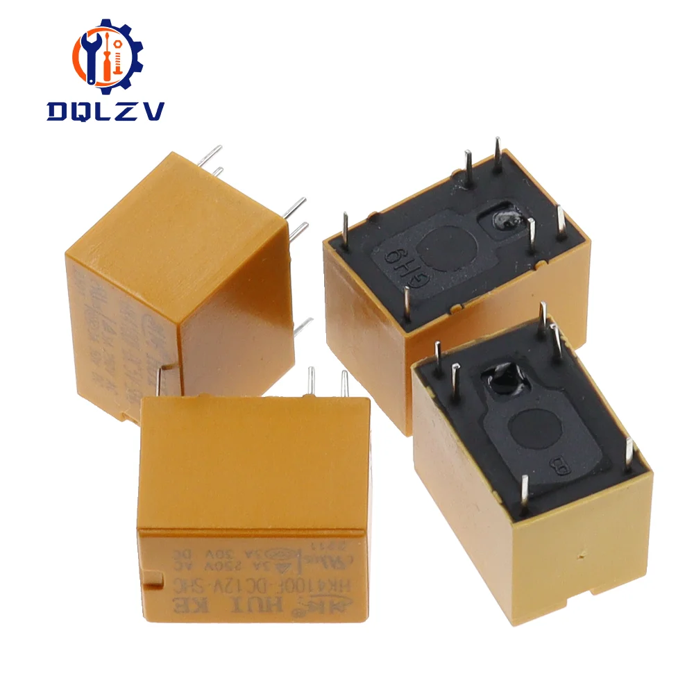 Relay HK4100F-DC12V-SHG HK4100F-DC5V-SHG 6Pin 3A 3V / 5V / 9V / 12V / 24V HK4100F-DC24V-SHG HK4100F-DC3V-SHG