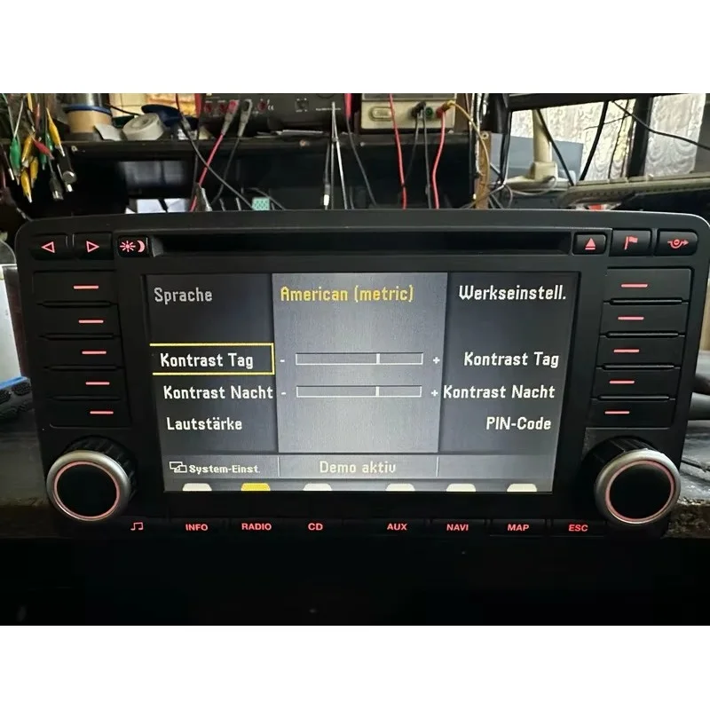 폭스바겐 투아렉 내부 화면용 LCD 디스플레이, 정품 6.5 인치, 7L6-035-191-C, LQ065T5AR07, LQ065T5AR05