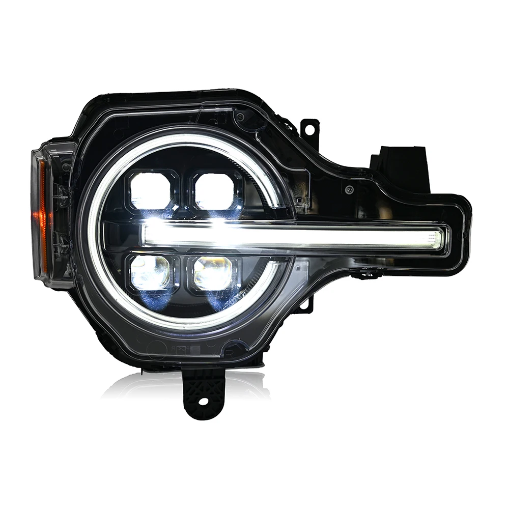 

LM-A522A Headlights Led Head Lamp Projector Lens Front Signal DRL Automotive Accessories for 2021-2025 Ford Bronco 2 and 4 Door