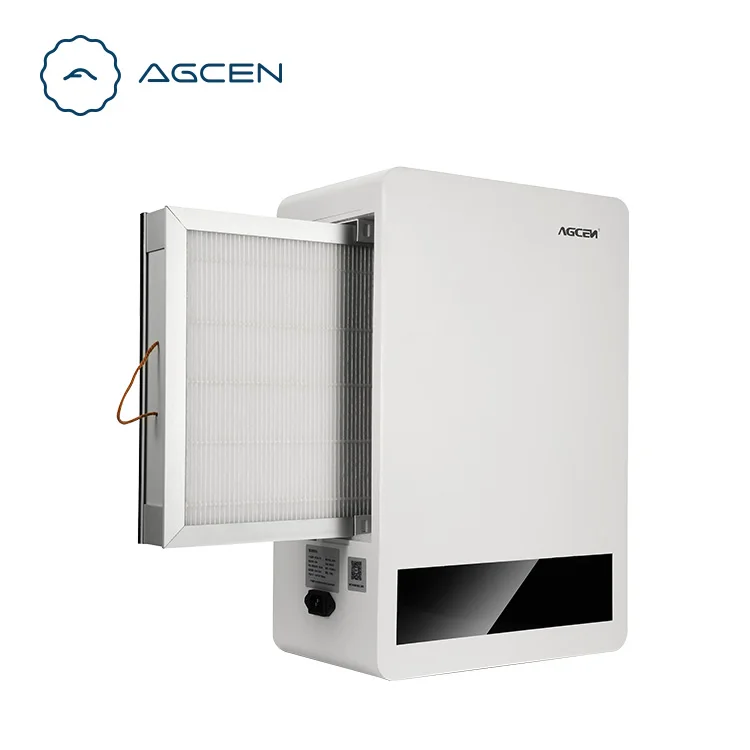 

Wall Mounted Air Purifier H13 Filter Recuperator Fresh Air Ventilation System Fan Machine Air Handling Unit