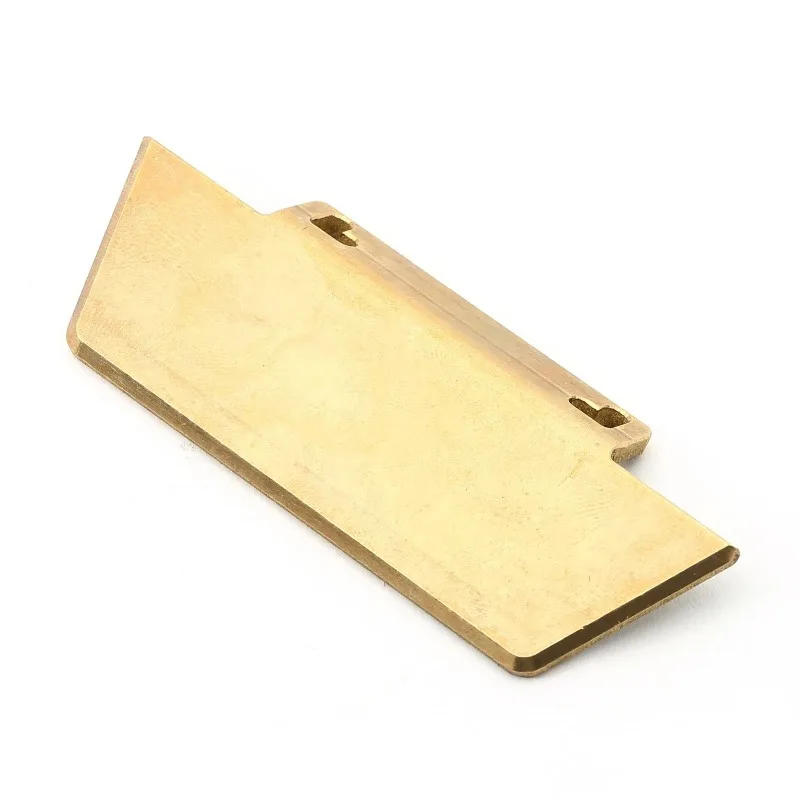 ヘビーデューティー真鍮製フロントバンパーウェイト - TRX4 SCX10 D90 RXZ10 1/10クローラー用パフォーマンスアップグレード