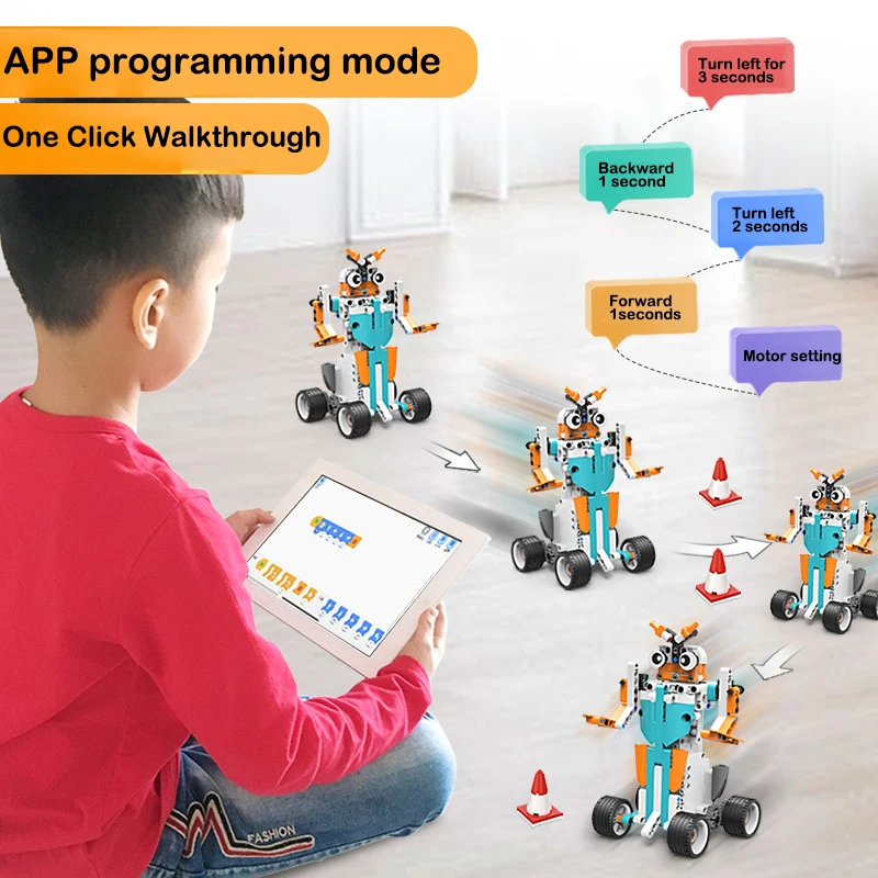 STEAM building blocks programming educational sets for young elementary school students programming toys