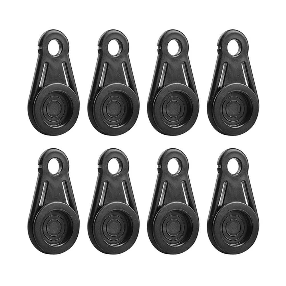 

8pcs Tent Heavy Awning Trap Clamps Tent Awning Clips Duty Tarp Camping Fixing Clips Plastic Lightweight Sturdy Outdoor